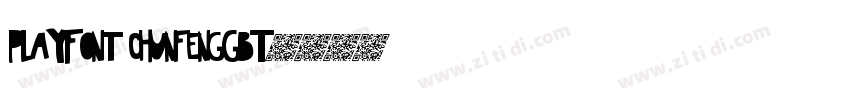 PlayFont chunfengGBT字体转换